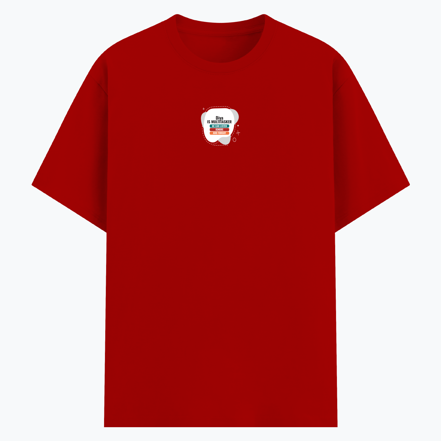 Personalized Typography T-Shirt with Custom Name