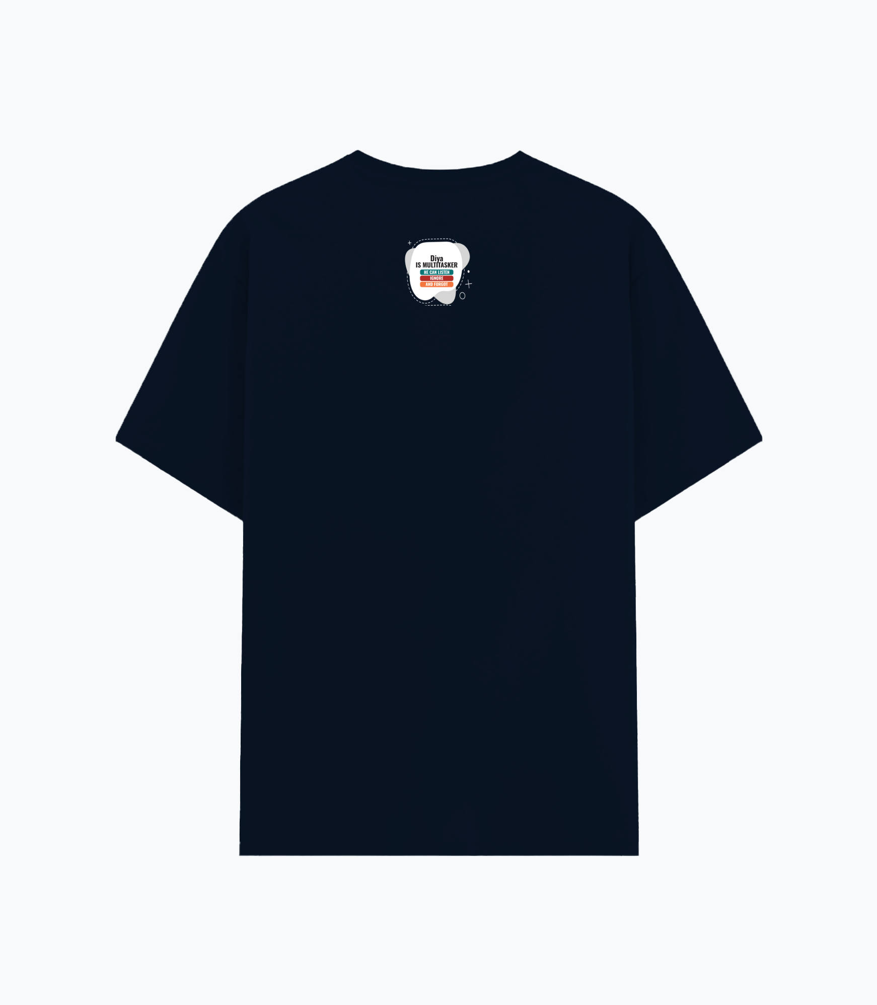 Personalized Typography T-Shirt with Custom Name