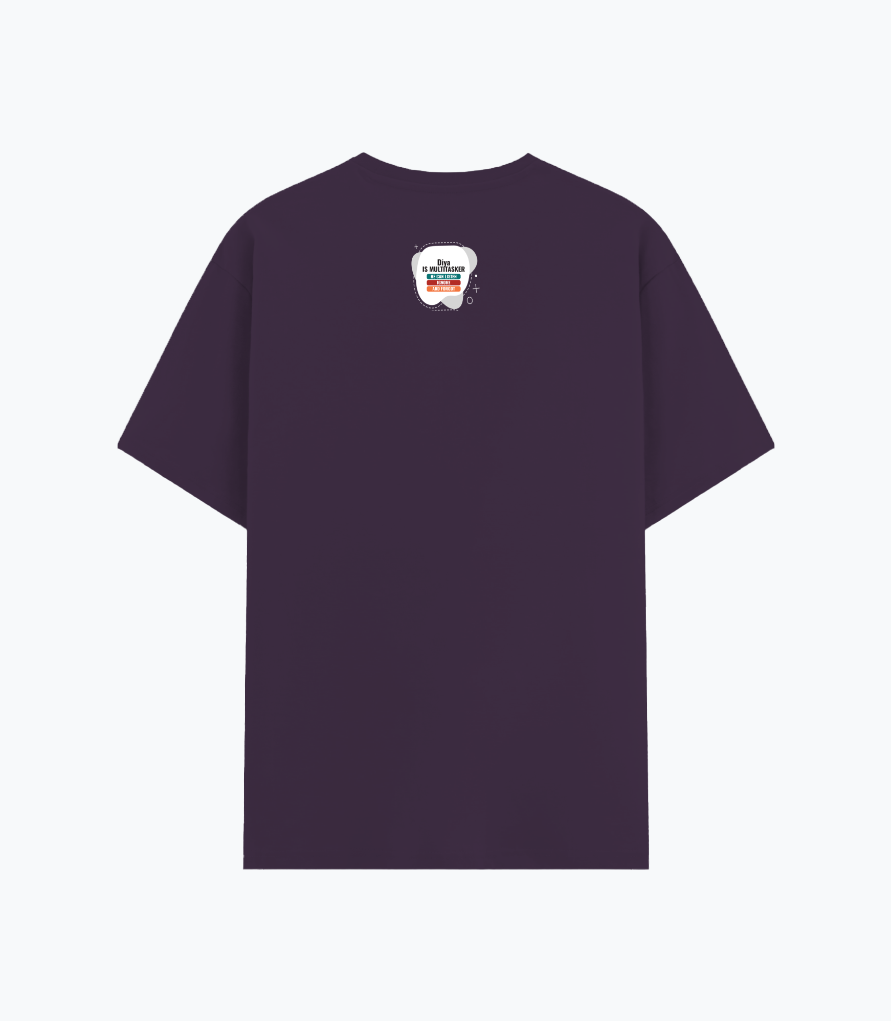 Personalized Typography T-Shirt with Custom Name
