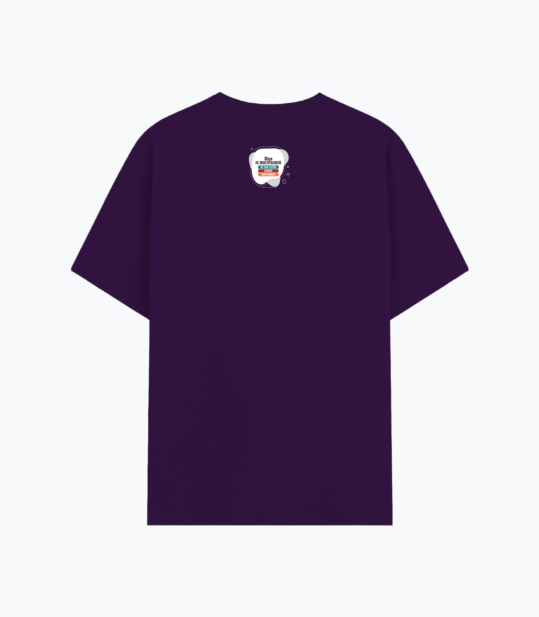 Personalized Typography T-Shirt with Custom Name