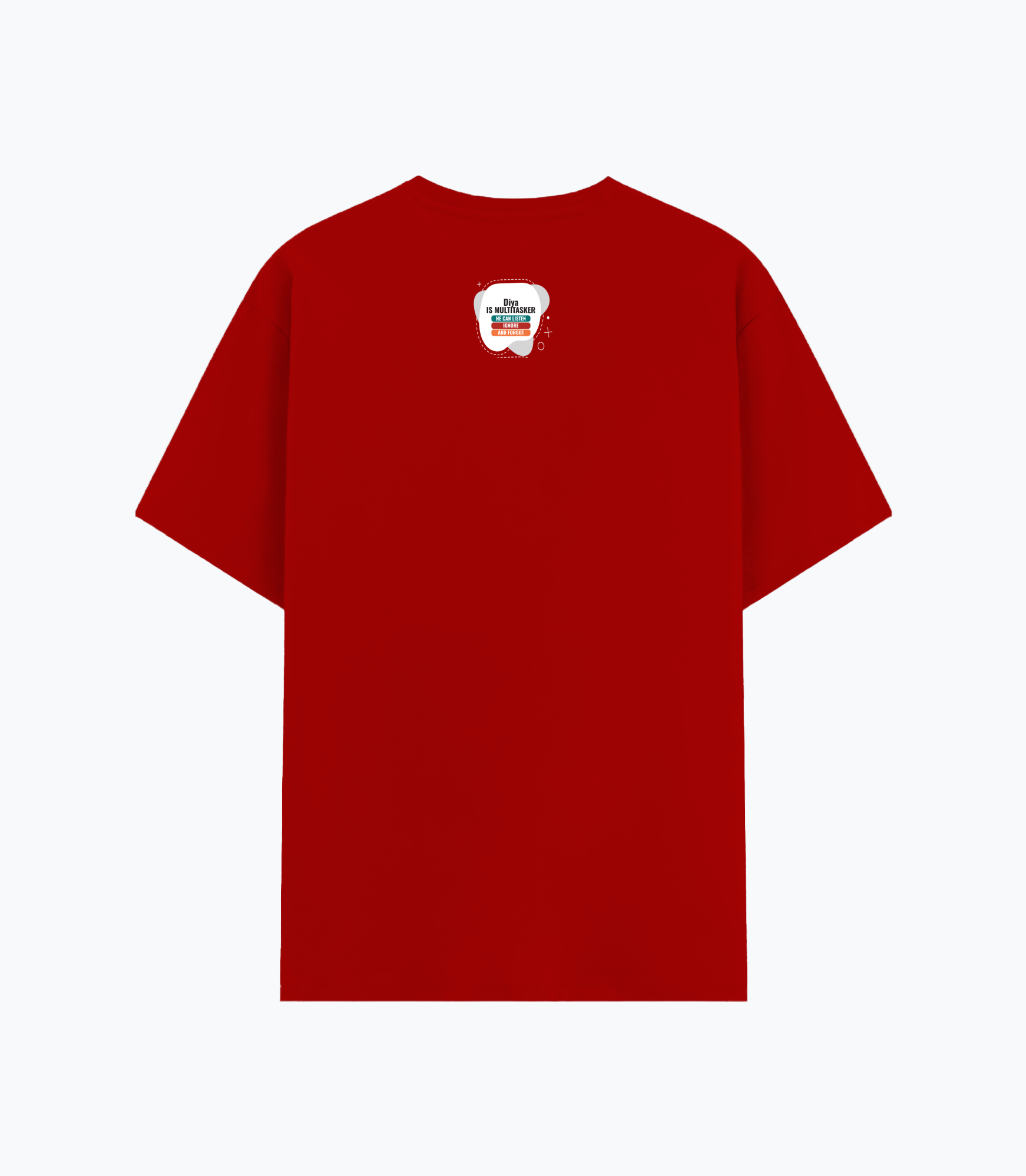 Personalized Typography T-Shirt with Custom Name