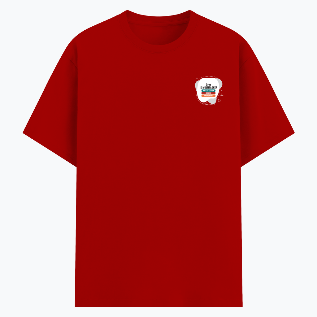 Personalized Typography T-Shirt with Custom Name