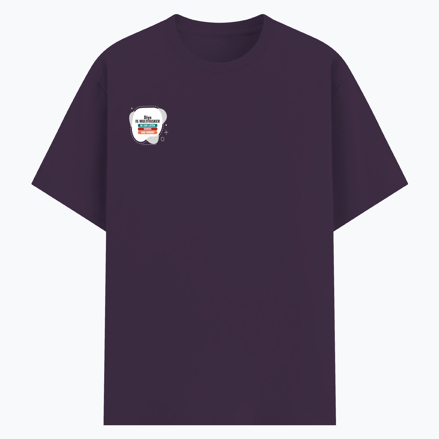 Personalized Typography T-Shirt with Custom Name