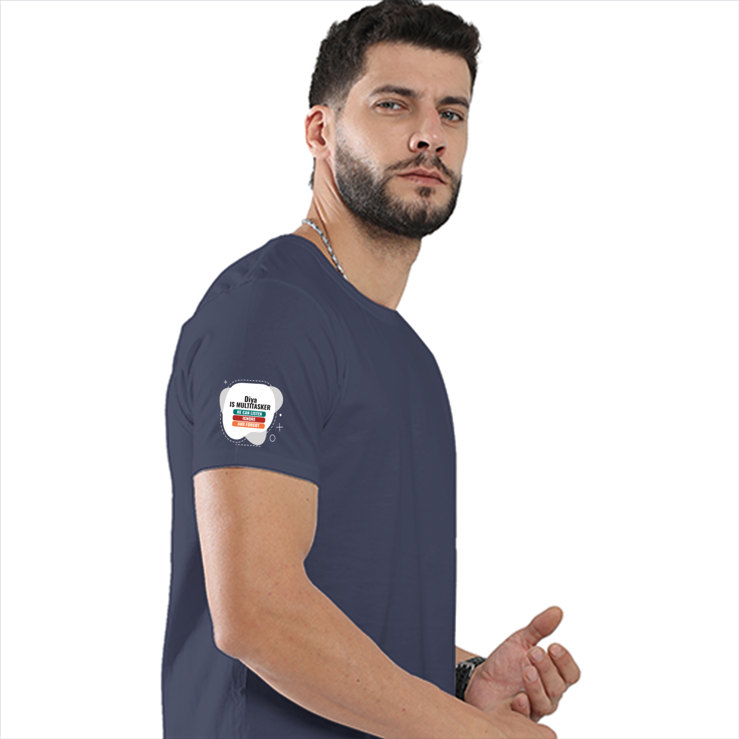 Personalized Typography T-Shirt with Custom Name