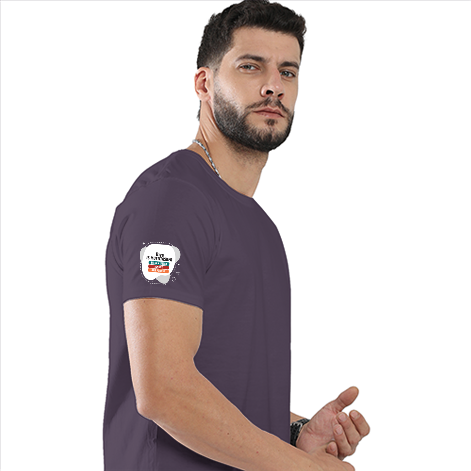 Personalized Typography T-Shirt with Custom Name