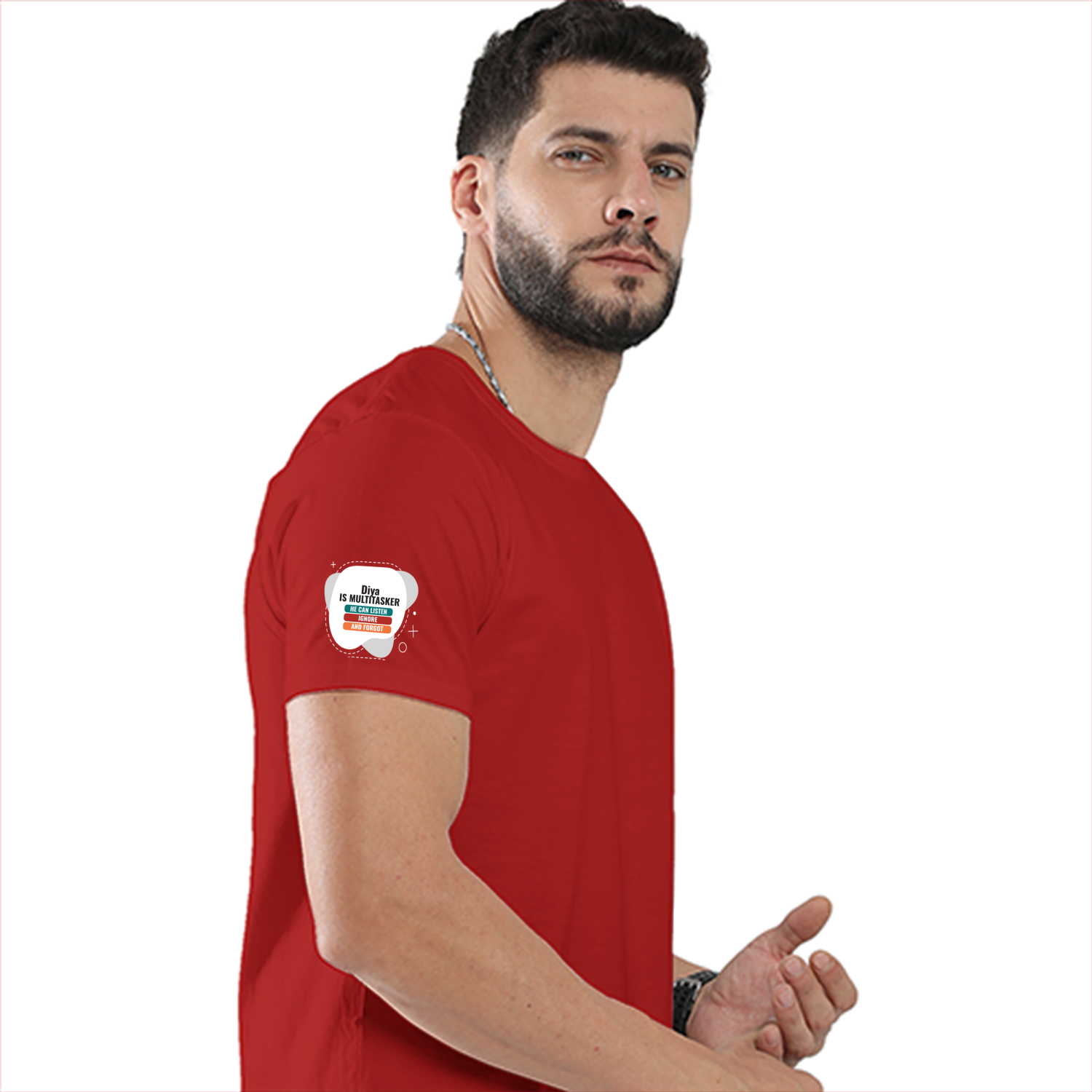 Personalized Typography T-Shirt with Custom Name