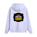 Oversized Hoodie | Relaxed Fit, Drop-Shoulder | 400 GSM Fabric | Warm, Durable | Unisex | Personalized | DTF | Bold Typography | Self-improvement | Everyday | Empowering | Always Stay Curious - back - Lavender - mockup 2
