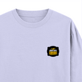 Oversized Standard T-Shirt | Unisex Relaxed Fit | 100% Super Combed Cotton DTG | Soft, Breathable & Durable | Adult | Personalized | DTG | Bold Typography | Self-improvement | Everyday | Empowering | Always Stay Curious - right pocket - Lavender - mockup 4