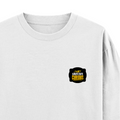 Oversized Classic T-Shirt | Unisex Fit | 100% Super-Combed Cotton | Pre-Shrunk, Double-Stitched | Adults | Personalized | DTF | Bold Typography | Self-improvement | Everyday | Empowering | Always Stay Curious - right pocket - White - mockup 4