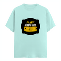 Classic Crew T-Shirt | Men's Regular Fit | 180 GSM Bio-Washed Cotton | DTG Print Ready | Double-Stitched & Ribbed Neck | Personalized | DTG | Bold Typography | Self-improvement | Everyday | Empowering | Always Stay Curious - front - Mint - mockup 1