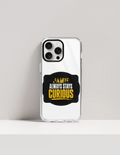 iPhone Glass Case | For iPhone Users | Tempered Glass Back & TPU Sides | Durable Protection & Fade-Proof Print | Unisex | Personalized | Bold Typography | Self-improvement | Everyday | Empowering | Always Stay Curious - front_15 Pro - 15 Pro - mockup 10