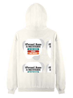 Personalized Humorous Pullover Hoodie Dtg with Custom Name