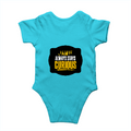 Baby Romper | 0-12 Months Regular Fit | 180 GSM Bio-Washed Cotton Blend | Double Stitched, Pre-Shrunk | Unisex | Personalized | DTF | Bold Typography | Self-improvement | Everyday | Empowering | Always Stay Curious - back - SkyBlue - mockup 2