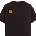 Men's Classic Crew T-Shirt | Regular Fit | 180 GSM Bio-Washed Cotton | DTF Print Ready | Pre-Shrunk, Durable | Personalized | DTF | Bold Typography | Self-improvement | Everyday | Empowering | Always Stay Curious - right pocket - Coffee Brown - mockup 4