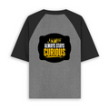 Unisex Oversized Raglan (Dtg) | Personalized | DTG | Bold Typography | Self-improvement | Everyday | Empowering | Always Stay Curious - back - mockup 2