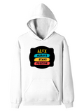 Pullover Hoodie | Unisex Regular Fit | Tri-Layer Cotton Blend | DTG Print Ready | Adults | Personalized | DTG | Graphic | Positivity | Motivation | Everyday | Optimistic | Always Stay Positive - front - White - mockup 1