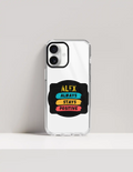 Hard Clear Case | iPhone | TPU Sides & PC Back | Detachable Camera Protector, Scratch-Proof | Unisex | Personalized | Graphic | Positivity | Motivation | Everyday | Optimistic | Always Stay Positive - front_17 - 17 - mockup 1