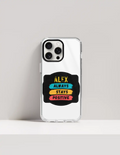 Hard Clear Case | iPhone | TPU Sides & PC Back | Detachable Camera Protector, Scratch-Proof | Unisex | Personalized | Graphic | Positivity | Motivation | Everyday | Optimistic | Always Stay Positive - front_15 Pro - 15 Pro - mockup 10