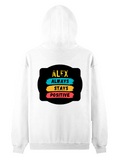 Pullover Hoodie (Dtf) | Hoodies & Jackets | DTF, DTG | Him, Her, Unisex | Personalized | DTF | Graphic | Positivity | Motivation | Everyday | Optimistic | Always Stay Positive - back - White - mockup 2