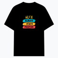 Cotton Stretch T-Shirt (Dtg) | T-Shirts | Him, Her, Unisex | Personalized | DTG | Graphic | Positivity | Motivation | Everyday | Optimistic | Always Stay Positive - front - Black - mockup 1