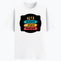 Cotton Stretch T-Shirt (Dtg) | T-Shirts | Him, Her, Unisex | Personalized | DTG | Graphic | Positivity | Motivation | Everyday | Optimistic | Always Stay Positive - front - White - mockup 1