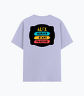 Cotton Stretch T-Shirt (Dtg) | T-Shirts | Him, Her, Unisex | Personalized | DTG | Graphic | Positivity | Motivation | Everyday | Optimistic | Always Stay Positive - back - Lavender - mockup 2