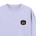 Oversized Standard T-Shirt | Unisex Oversized Fit | 180 GSM 100% Super Combed Cotton | DTF Print | Soft & Durable | Personalized | DTF | Graphic | Positivity | Motivation | Everyday | Optimistic | Always Stay Positive - right pocket - Lavender - mockup 4