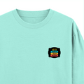 Oversized Classic T-Shirt | Unisex Fit | 100% Super-Combed Cotton | Pre-Shrunk, Double-Stitched | Adults | Personalized | DTF | Graphic | Positivity | Motivation | Everyday | Optimistic | Always Stay Positive - right pocket - Mint - mockup 4