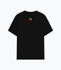 Basic T-Shirt | Unisex Fit, Sizes XS-2XL | 180 GSM Poly-Cotton Blend, DTF Ready | Bio-Wash, Silicon Finish, Durable Stitching | Adults | Personalized | DTF | Graphic | Positivity | Motivation | Everyday | Optimistic | Always Stay Positive - back - Black - mockup 2