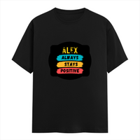 Classic Crew T-Shirt | Men's Regular Fit | 180 GSM Bio-Washed Cotton | DTG Print Ready | Double-Stitched & Ribbed Neck | Personalized | DTG | Graphic | Positivity | Motivation | Everyday | Optimistic | Always Stay Positive