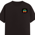 Classic Crew T-Shirt | Men's Regular Fit | 180 GSM Bio-Washed Cotton | DTG Print Ready | Double-Stitched & Ribbed Neck | Personalized | DTG | Graphic | Positivity | Motivation | Everyday | Optimistic | Always Stay Positive - left pocket - Coffee Brown - mockup 3