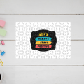 Jigsaw Puzzle | 120 Pieces A4 Size | Recycled Paper Semi-Gloss Finish | Engaging Entertainment Brain Booster | Unisex All Ages | Personalized | Graphic | Positivity | Motivation | Everyday | Optimistic | Always Stay Positive - front - mockup 1