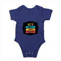 Rompers | Regular Fit Baby & Toddler | Bio-Washed Cotton | Double Stitched, Pre-Shrunk | Unisex | Personalized | DTG | Graphic | Positivity | Motivation | Everyday | Optimistic | Always Stay Positive - front - Royal Blue - mockup 1