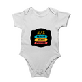 Rompers | Regular Fit Baby & Toddler | Bio-Washed Cotton | Double Stitched, Pre-Shrunk | Unisex | Personalized | DTG | Graphic | Positivity | Motivation | Everyday | Optimistic | Always Stay Positive - front - White - mockup 1