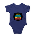 Rompers | Regular Fit Baby & Toddler | Bio-Washed Cotton | Double Stitched, Pre-Shrunk | Unisex | Personalized | DTG | Graphic | Positivity | Motivation | Everyday | Optimistic | Always Stay Positive - back - Royal Blue - mockup 2
