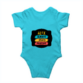 Baby Romper | 0-12 Months Regular Fit | 180 GSM Bio-Washed Cotton Blend | Double Stitched, Pre-Shrunk | Unisex | Personalized | DTF | Graphic | Positivity | Motivation | Everyday | Optimistic | Always Stay Positive - back - SkyBlue - mockup 2