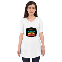 Female Maternity Dress | Regular Fit | DTG Print | Comfortable & Expressive | Unisex | Personalized | DTG | Graphic | Positivity | Motivation | Everyday | Optimistic | Always Stay Positive