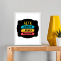 Framed Poster | Multiple Sizes & Frame Colors | 300 GSM Art Paper, Laminated | Fade-Proof Digital Print, Mounting Kit Included | Unisex | Personalized | Graphic | Positivity | Motivation | Everyday | Optimistic | Always Stay Positive - front_8x10In - 8x10In - mockup 2