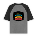 Unisex Oversized Raglan (Dtg) | Personalized | DTG | Graphic | Positivity | Motivation | Everyday | Optimistic | Always Stay Positive - back - mockup 2