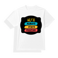 Unisex Jersey T-Shirt (Sublimation) | Personalized | Sublimation | Graphic | Positivity | Motivation | Everyday | Optimistic | Always Stay Positive - front - mockup 1