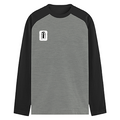 Male Raglan T-Shirt | Regular Fit Men's | 180 GSM Bio-Washed Cotton | DTF Print | Double Stitched Seams | Personalized | DTF | Modern | Design | Professionalism | Everyday | Assertive | Straight Forward Design - left pocket - mockup 3