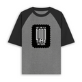 Unisex Oversized Raglan (Dtg) | Personalized | DTG | Minimalist | Friendship | Positivity | Everyday | Joyful | Good Time With Me - front - mockup 1