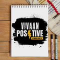 Sketchbook | A5 Spiral Bound | Digital Print Cover | 140 GSM Paper | Unisex | Personalized | Bold | Positivity | Motivation | Everyday | Energetic | Positive Vibes Only - front - White - mockup 1
