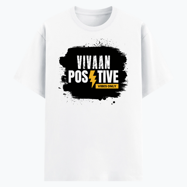 Cotton Stretch T-Shirt (Dtg) | T-Shirts | Him, Her, Unisex | Personalized | DTG | Bold | Positivity | Motivation | Everyday | Energetic | Positive Vibes Only