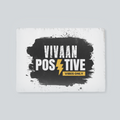 Placemat | Home & Event Dining | 100% Polyester | Durable, Fade-Proof, Soft | Unisex | Personalized | Bold | Positivity | Motivation | Everyday | Energetic | Positive Vibes Only - front_2 - White - mockup 2