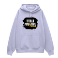Oversized Hoodie | Relaxed Fit, Drop-Shoulder | 400 GSM Fabric | Warm, Durable | Unisex | Personalized | DTF | Bold | Positivity | Motivation | Everyday | Energetic | Positive Vibes Only - front - Lavender - mockup 1