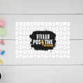 Jigsaw Puzzle | 120 Pieces A4 Size | Recycled Paper Semi-Gloss Finish | Engaging Entertainment Brain Booster | Unisex All Ages | Personalized | Bold | Positivity | Motivation | Everyday | Energetic | Positive Vibes Only - front - mockup 1