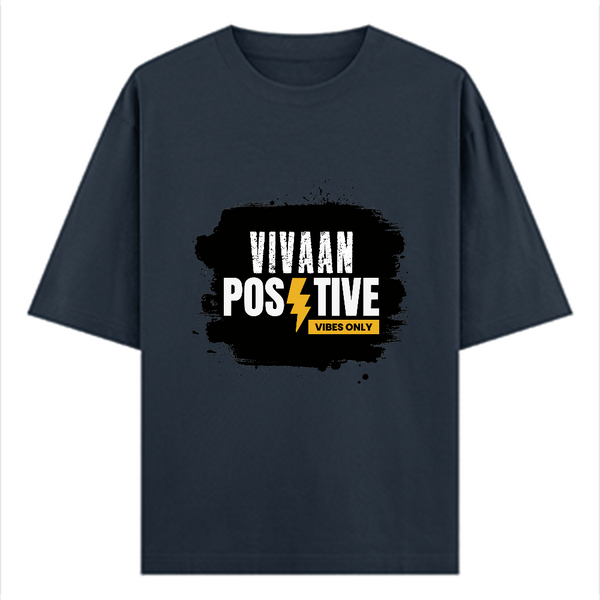 Oversized Standard T-Shirt | Unisex Relaxed Fit | 100% Super Combed Cotton DTG | Soft, Breathable & Durable | Adult | Personalized | DTG | Bold | Positivity | Motivation | Everyday | Energetic | Positive Vibes Only