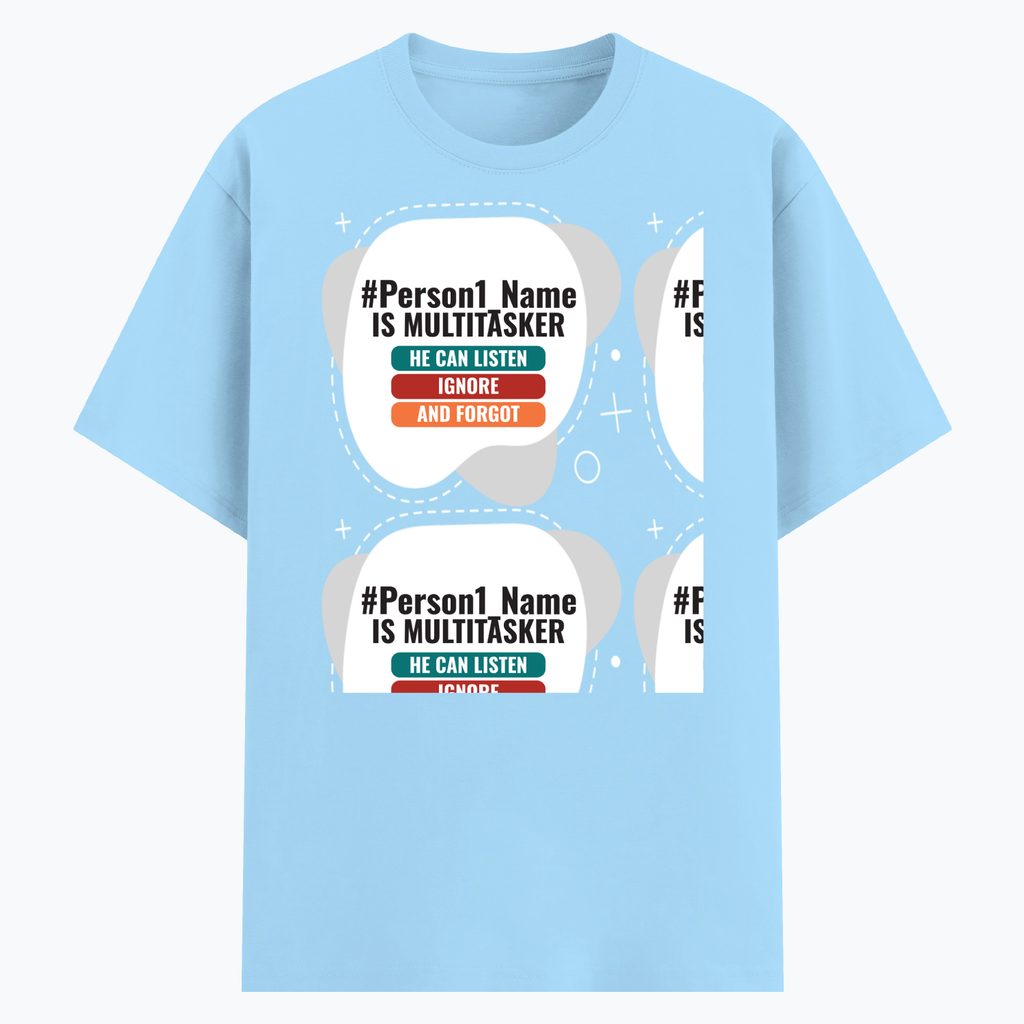Personalized Humorous T-Shirt with Custom Name - Cotton Stretch T Shirt Dtg T-Shirt