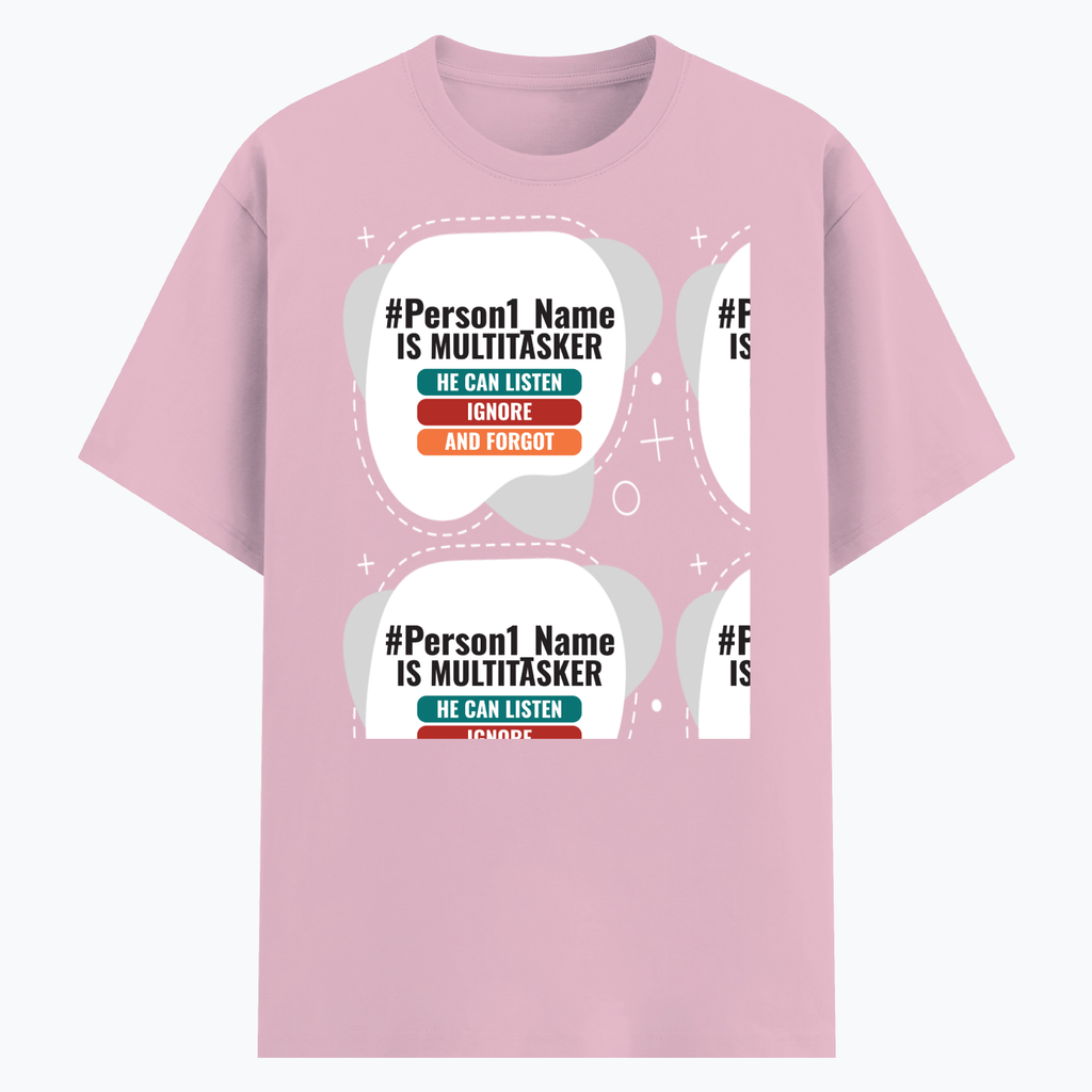 Personalized Humorous T-Shirt with Custom Name - Cotton Stretch T Shirt Dtg T-Shirt